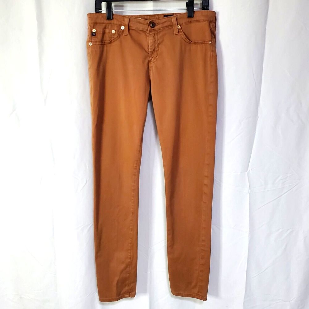 AG Adriano Goldschmied the legging super skinny brown pants 31R cotton blend